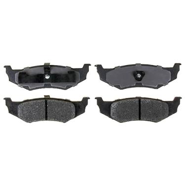 Imagem de ACDelco Conjunto de pastilhas de freio a disco traseiro semimetálicas Gold 17D641MF1