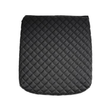 Imagem de HRepair Capa de apoio de braço para console central serve para Chevy Silverado 2019-2025 e GMC Sierra Tahoe Suburban Yukon, anti-arranhões - couro de vinil (preto)