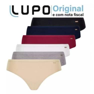 Imagem de Kit 6 Calcinhas Lupo Algodão Biquini Básica 40353, G, Sortidas