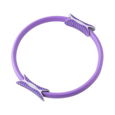 Imagem de predolo Anel de Pilates Circle, Exercitador de Coxa Interna, Acessórios de Ginástica Doméstica, Feminino, Fitness, Anel de Pilates Circle para Músculos, Roxo