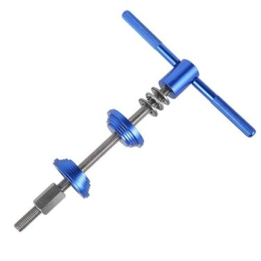 Imagem de ZLHETWT Kit de fone de ouvido de bicicleta, ferramenta de prensa de rolamento de bicicleta, kit de instalação e remoção de fone de ouvido de bicicleta, suporte inferior de ciclismo, acessórios de