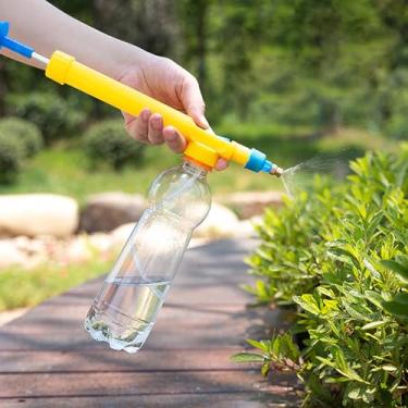Imagem de Pulverizador de pressão, mini bomba portátil portátil para garrafas de bebidas, spray de água manual de alta pressão