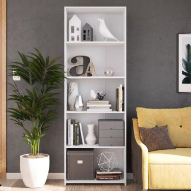 Imagem de Estante para Livros Multiuso organizadora alta 63cm Funcionale MO060 A