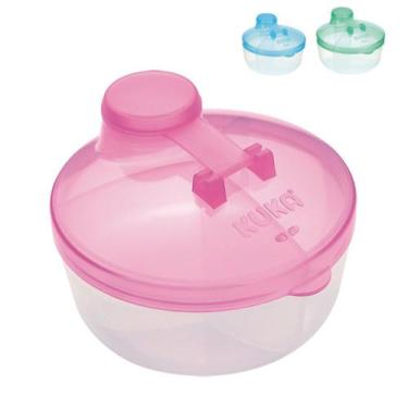 Imagem de Pote com 3 Divisórias para Armazenamento de Leite em Pó com Tampa e Ab