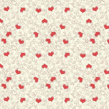 Imagem de Papel Parede Amarelo E Desenho Corações Adesivo Sala Quarto - LRP