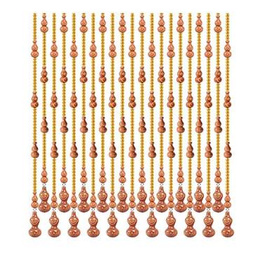 Imagem de ZJYWMM Cortinas de corda de porta de cortina com contas de madeira para passagem de porta, divisor de quarto, painel de tela de borla, 21/25/31 compartilhamentos (cor: 25 partes, tamanho: 100 x 106 cm