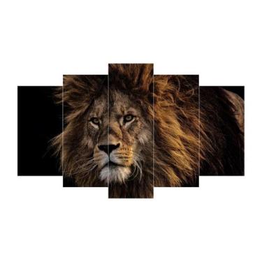 Imagem de Quadro Mosaico Art Leão Rei - Ajato