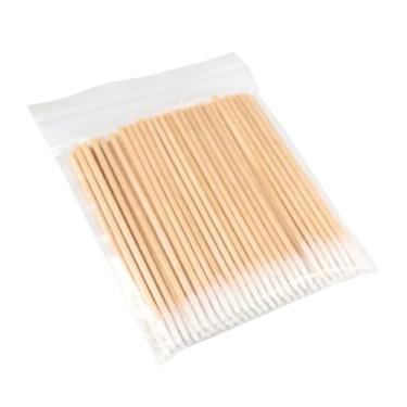 Imagem de 600 Palitos Com Algodão De Limpeza Alinhamento Henna Micropigmentação Unha Boca (1800 UNIDADES)