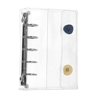 Imagem de Álbum de adesivos para crianças – Caderno transparente para colecionar, álbuns, escola, viagem e planejador, organizador de cadernos estéticos reutilizáveis