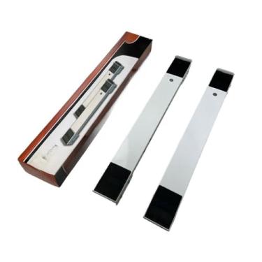 Imagem de Suporte de Alumínio com Rodas, Base Carrinho Universal para Geladeira, Fogão e Máquina de Lavar, Leve e Durável (2 UNI,Branco)