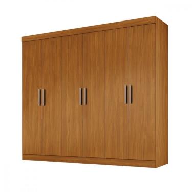 Imagem de Guarda Roupa De Casal Paris 6 Portas Mdp Cinamomo Maxel Cinamomo