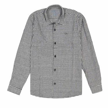 Imagem de Camisa Infantil Ogochi Casual Xadrez Preto-Masculino