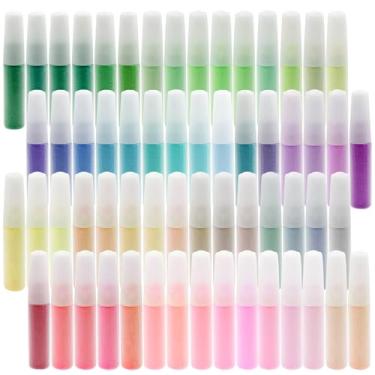 Imagem de Allazone 600 g areia colorida para arte de areia, kit de artes e artesanato de areia de 60 cores para pintura, artesanato, bricolagem, decoração de casamento, decorações