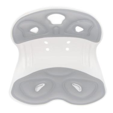 Imagem de Luocute Almofada Ergonômica de Apoio Lombar, Almofada de Assento de Apoio Lombar Macia e Respirável Com Design Compacto, para Cadeira de Escritório, Assento de Carro, sofá de Chão (GRAY)