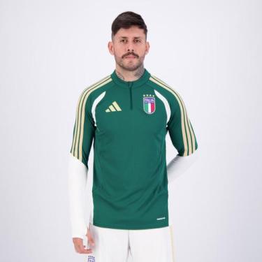 Imagem de Blusão Adidas Itália Treino Tiro 2026 Verde, P