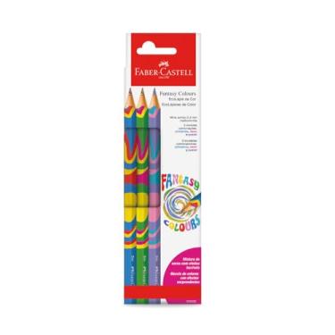 Imagem de Lápis De Cor, Faber-Castell, Ecolápis Fantasy Colours, 315220, 3 cores