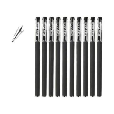 Imagem de Caneta Gel Fosca Preta Para Estudantes, Escritório, Exames, Caneta De 