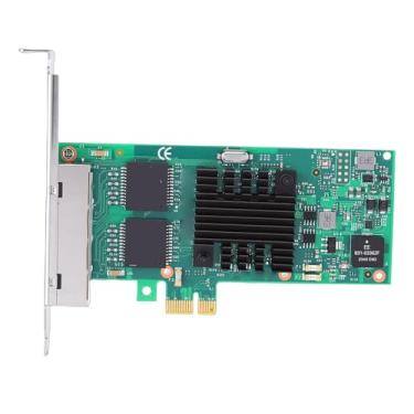 Imagem de Fabater Placa de Rede Gigabit Ethernet PCI Express Processamento de Dados Eficiente Alta Estabilidade para Servidores e Desktops Adaptador de Rede de 4 Portas RJ45 para Aplicações Industriais