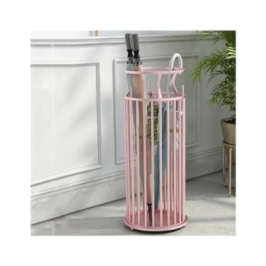 Imagem de CFGH6FDF Suporte de guarda-chuva escaninho luz nórdica luxo arte de ferro guarda-chuva rack simples casa sala de estar rack de revistas shopping center hotel porta guarda-chuva balde guarda-chuva