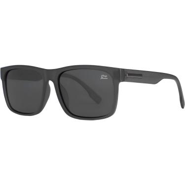 Imagem de Óculos de Sol Masculino Polarizado Proteção UV400 Lentes Pretas Quadrado Village Heaven 2643-Masculino