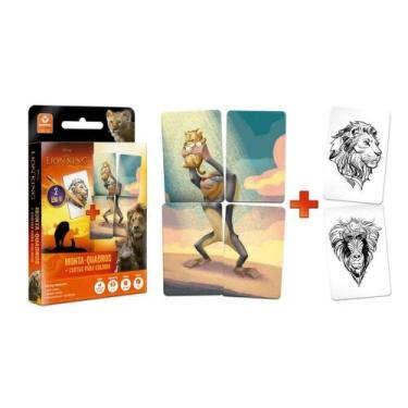 Imagem de Jogo de Cartas Rei Leão Monta Quadros - Copag
