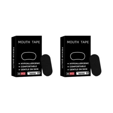 Imagem de Fita Adesiva Antirronco Para Dormir, 30/60 Peças, Tiras Nasais De Grau