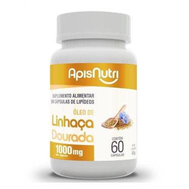 Imagem de Óleo De Linhaça Dourada 1000mg 60 Caps