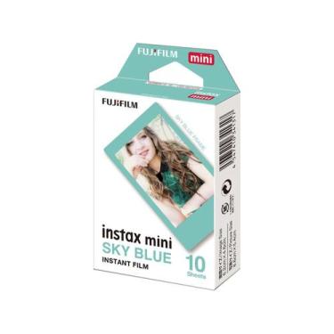 Imagem de Filme Instantaneo Fujifilm instax mini Sky Blue Com 10 Poses, 10