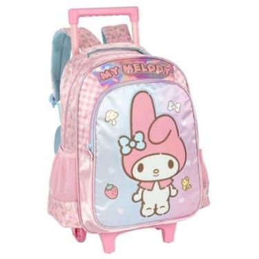 Imagem de Mochila de Rodinhas Infantil Cetim Cinnamoroll-Feminino