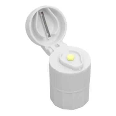 Imagem de Porta comprimidos 4 em 1 cortador triturador pilulas com estojo e copo