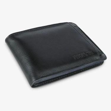 Imagem de Carteira Masculina Em Couro Ferracini Preta, Mestico soft preto, UN