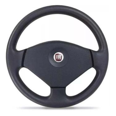 Imagem de Volante Uno Palio Siena Strada Fire Modelo Original Logo Vermelho Fiat