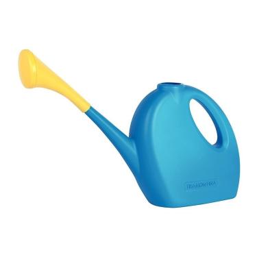 Imagem de Regador para Jardim 2 l com Bico Longo para Irrigação Uniforme em Plástico Resistente Azul Tramontina