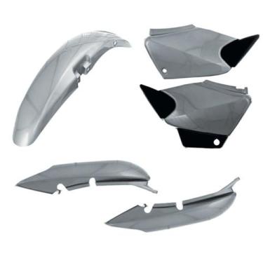 Imagem de Kit Carenagem 3 Peças Cromo Forte Moto Honda Titan 2000 a 2008 Substit