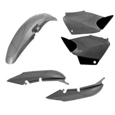 Imagem de Kit Carenagem 3 Peças Cromo Forte Moto Honda Titan 2000 a 2008 Substit