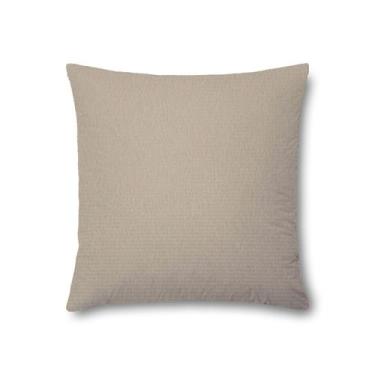 Imagem de Capa de Almofada Suede Lisa - DECORELLA, Bege