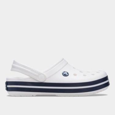 Imagem de Crocs Infantil Crocband Clog Unissex, Branco, 34