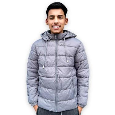 Imagem de Jaqueta Forrada Juvenil Menino Puffer Bobojaco Nylon Infanti - ANJ MOD