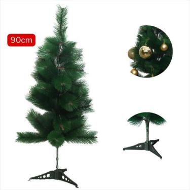 Imagem de Árvore de Natal Verde 90 cm Decoração Natalina Pinheiro Cheio - Fa Fa