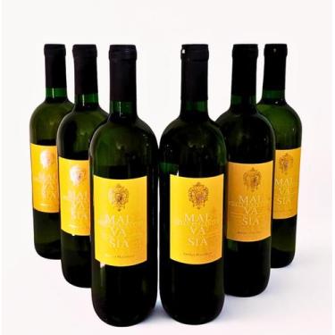 Imagem de 6 Vinhos Brancos Secos Italianos Malvasia DOC 750ml - Cantine Campana