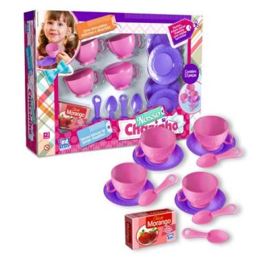 Kit Cozinha Infantil Jogo De Chá Rosa Menina 22 Acessórios - Zuca Toys -  Jogo de Chá Infantil - Magazine Luiza