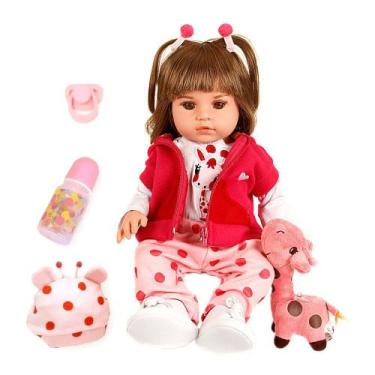 Boneca Bebe Reborn By Baby Dolls Chloe Corpo Pano Versão 4 com o Melhor  Preço é no Zoom