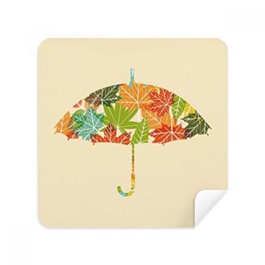 Imagem de Leaves Umbrella Drip Weather Rain Glasses Pano Limpador de Tela Tecido de Camurça Pacote com 2