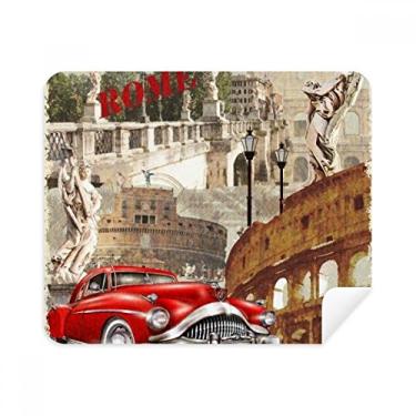 Imagem de Pano de limpeza de tela com estampa nacional de paisagem da Itália Roma 2 peças de tecido de camurça