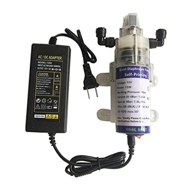 Imagem de ZTBH Bomba de impulsionador de aço inoxidável Bombas de jato de gramado Dc 12v Diafragma de água Bomba de autoescorva para purificador de água Sistema de bomba de pressão para jardim doméstico Irrigação de transporte de água