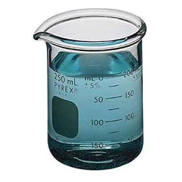 Imagem de Pyrex 1003-1CN Heavy Duty Griffin 1003 1L Beaker Double Scale Graduate, Glass