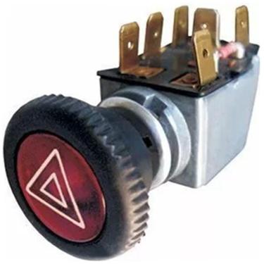 Imagem de Botão Pisca Alerta Vw Fusca Kombi Brasilia 74 Até 79 Dni2001