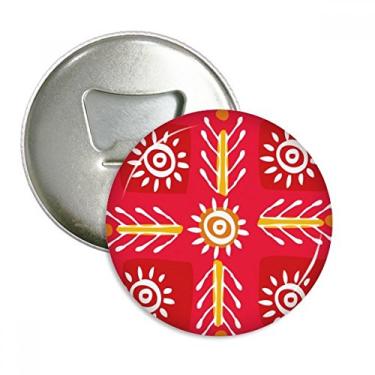 Imagem de Totems de trigo México Antiga Civilização Abridor de garrafas Imã de geladeira Emblema multifuncional