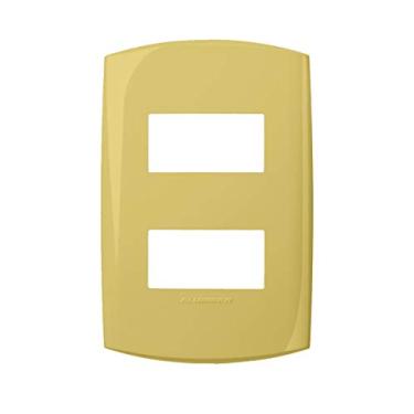 Imagem de Placa 4X2 2 Módulos Distanciados, Alumbra, Bliss 4657, Abacaxi Maduro