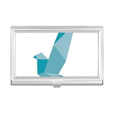 Imagem de Origami Carteira de bolso com estampa de pombo de granada abstrata